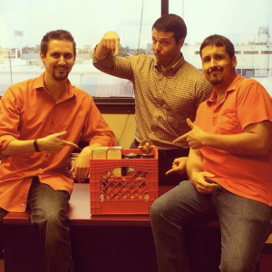 One of us was confused, but the rest of us (even the food basket) sported #orange to fight hunger and support Hunger Action Month.