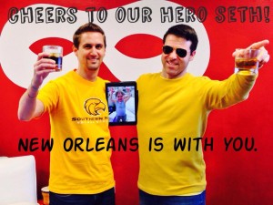 Gave cheers to our hero Seth Lane, a 5-year-old born without an immune system, also known as "bubble boy disease." Seth's family started a campaign to keep his spirits up, asking people to "Wear Yellow for Seth" and post photos so he could see. Countless people around the world joined in, and Seth's positive attitude finally paid off: Seth, who has gone back to school, is thriving.